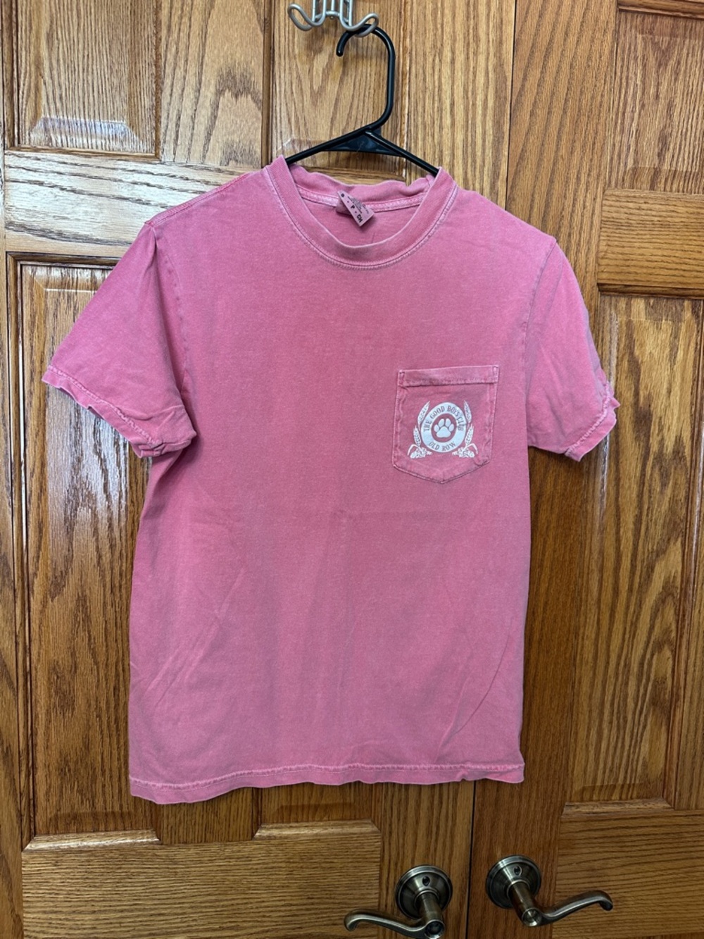 EUC❗️Old Row Short Sleeve Pocket Tee in Dusty Rose